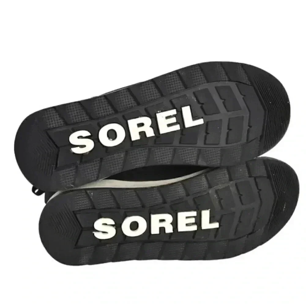 Sorel Whitney II Flurry Waterproof  Boot Suede Insulated Black Size 8 - Picture 11 of 14